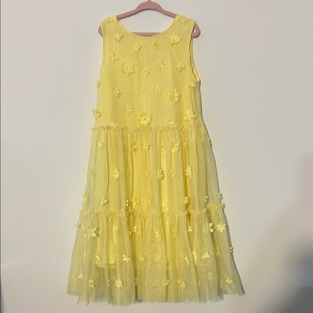 H&M Yellow Floral Kids Dress